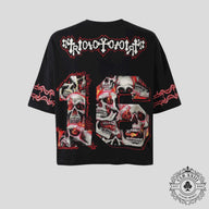 Lost Intricacy Football Jersey in Black