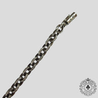 Chrome Hearts Paper Chain Necklace 20" in Silver
