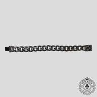 Chrome Hearts Cuban Bracelet in Oxidized Silver