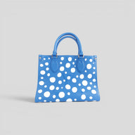 Louis Vuitton X Yayoi Kusama OnTheGo PM Tote Bag in Blue