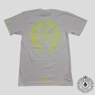 Chrome Hearts Horseshoe Logo Pocket Tee in White / Green