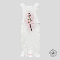 Chrome Hearts Deadly Doll Tank Top in White