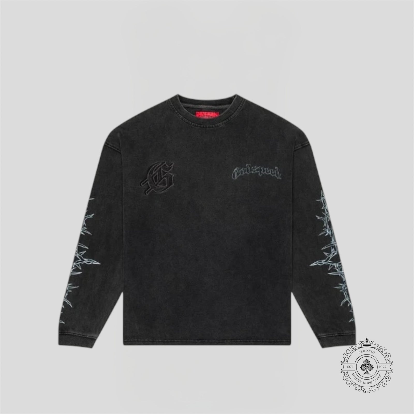 Godspeed Once Upon A Time LS T-Shirt in Black Wash