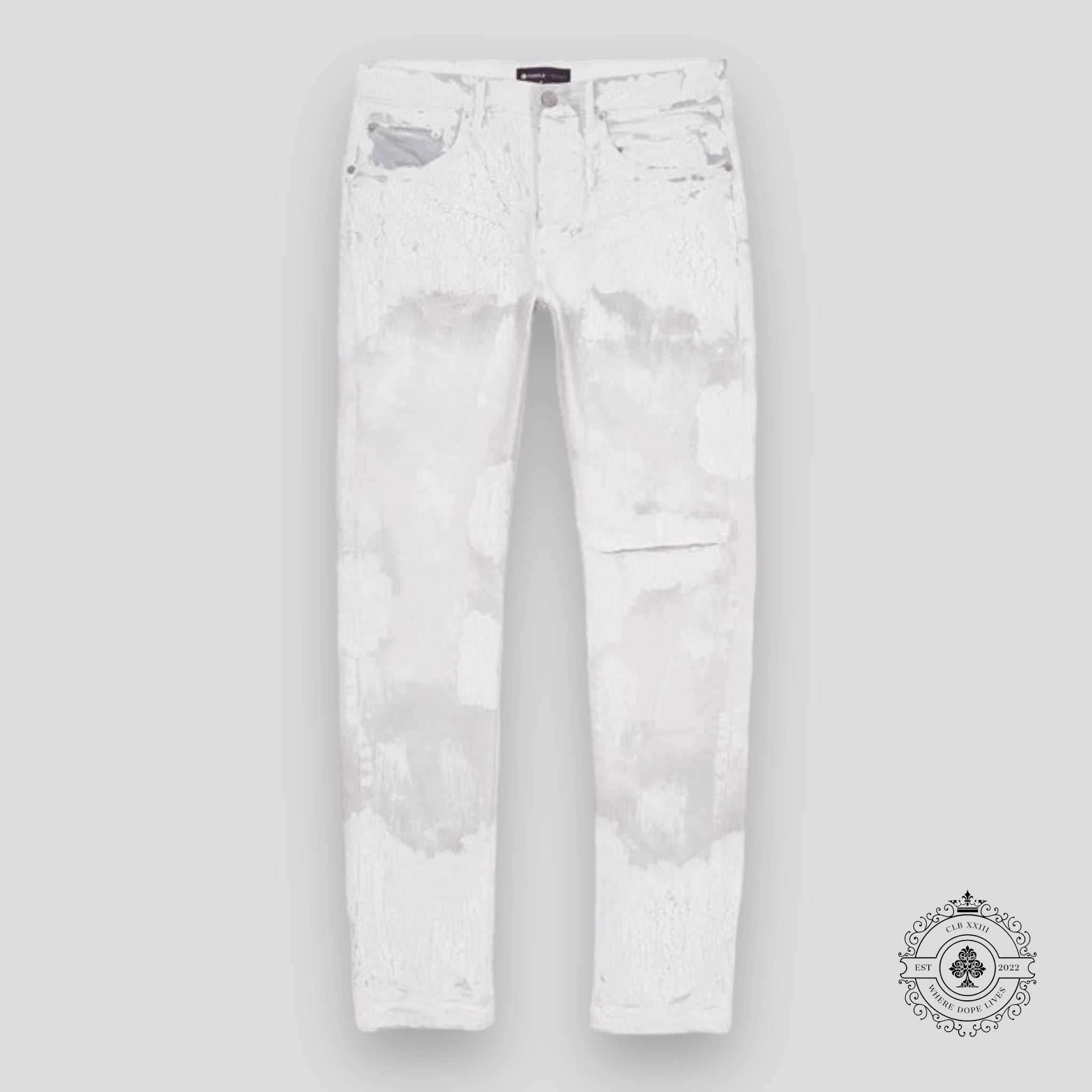 Purple Brand Faded ERCU Crackle Denim Jeans