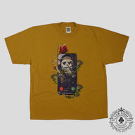 Blind Love Reap What You Love T-Shirt in Mustard