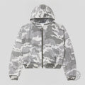 Vale Winter Crystal Work Jacket in Camo