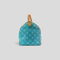 Louis Vuitton Speedy P9 Bandoulière Calfskin Bag, side view