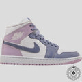 Air Jordan 1 Mid Indigo Haze Doll White (Women's)