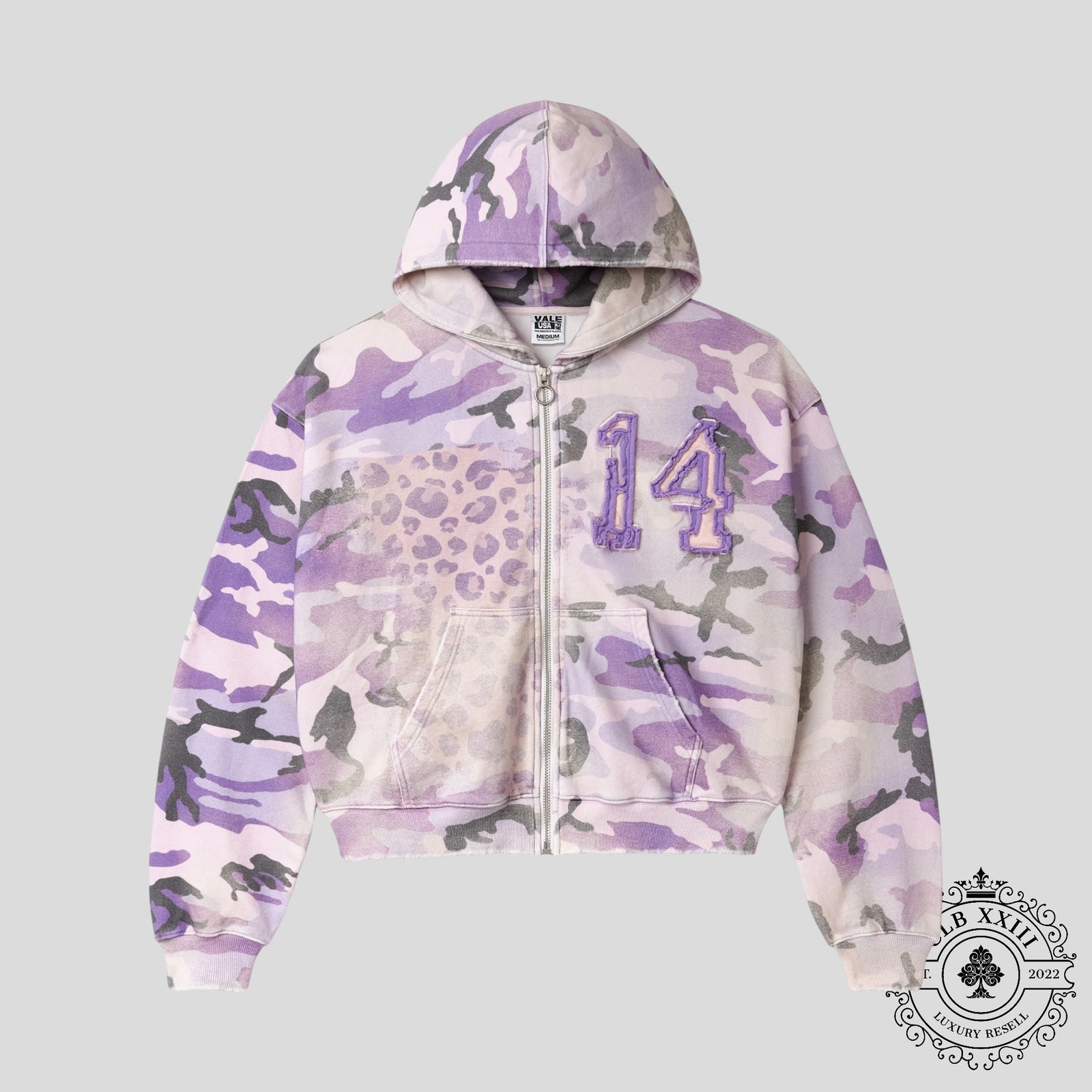 Vale Forever Wayne Zip Up in Purple