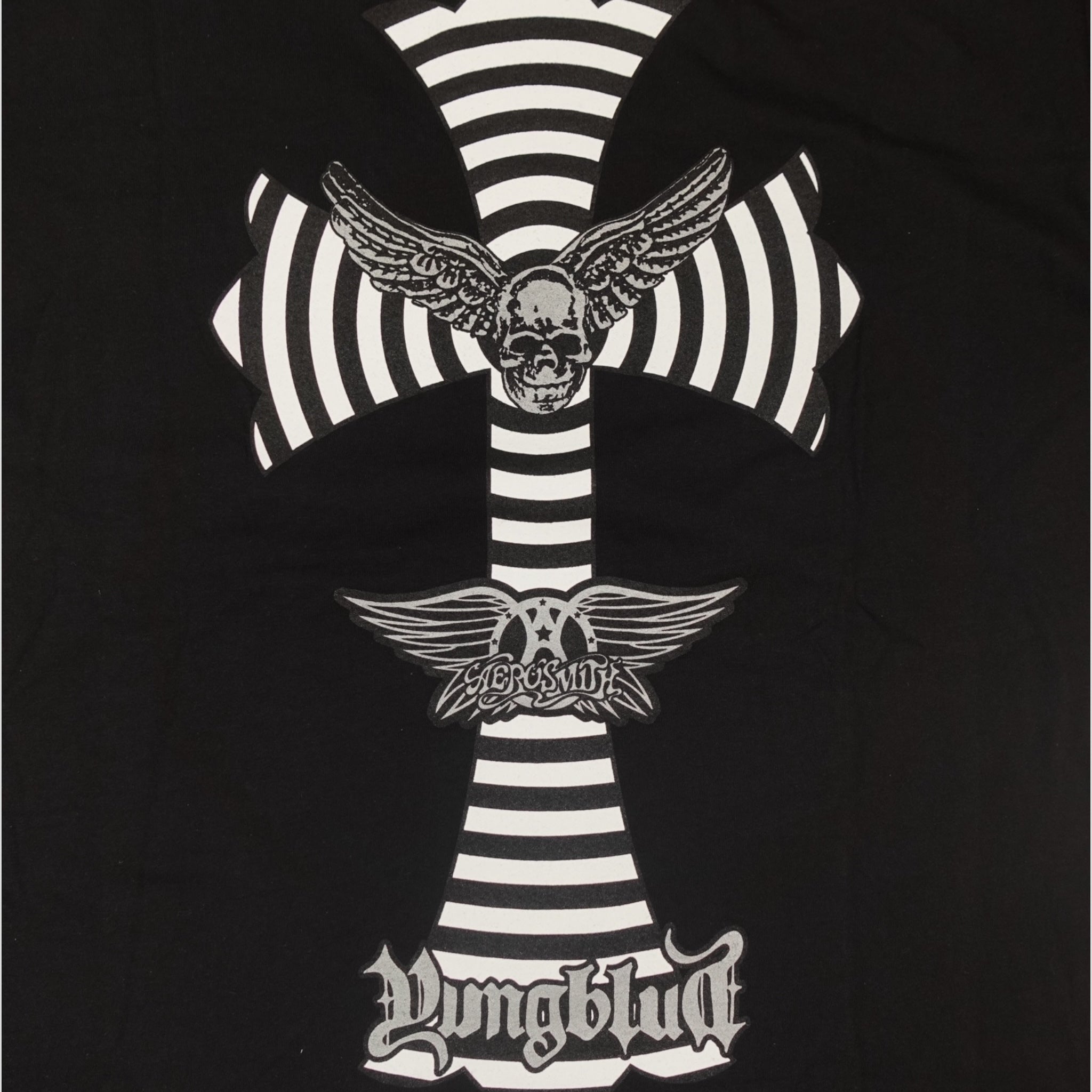 Chrome Hearts Foti Harris X Aerosmith Pocket Tee in Black