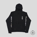 Chrome Hearts 1988 Vertical Logo Hoodie in Black/Silver