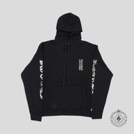 Chrome Hearts 1988 Vertical Logo Hoodie in Black/Silver