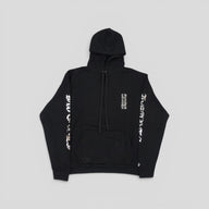 Chrome Hearts 1988 Vertical Logo Hoodie in Black/Silver