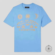 Amiri Ouija Board Tee in Carolina Blue