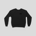Chrome Hearts Women's Triple Cross CH Flocked Crewneck in Black