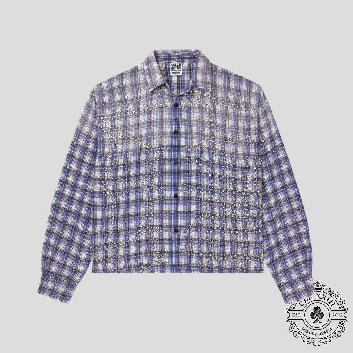 Vale Forever Blizzard Flannel in Light Blue