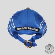 Chrome Hearts Flame Patch 6-Panel Hat in Blue