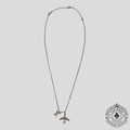 Louis Vuitton Planes Chain Necklace in Silver
