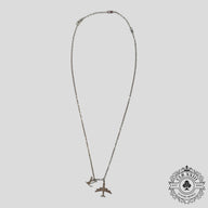 Louis Vuitton Planes Chain Necklace in Silver