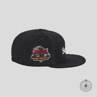 Supreme Mohair Box Logo New Era Fitted Hat in Black