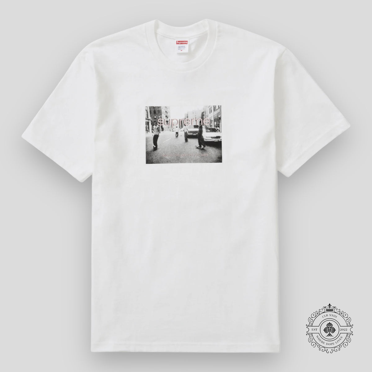 Supreme Crew 96 Tee in White