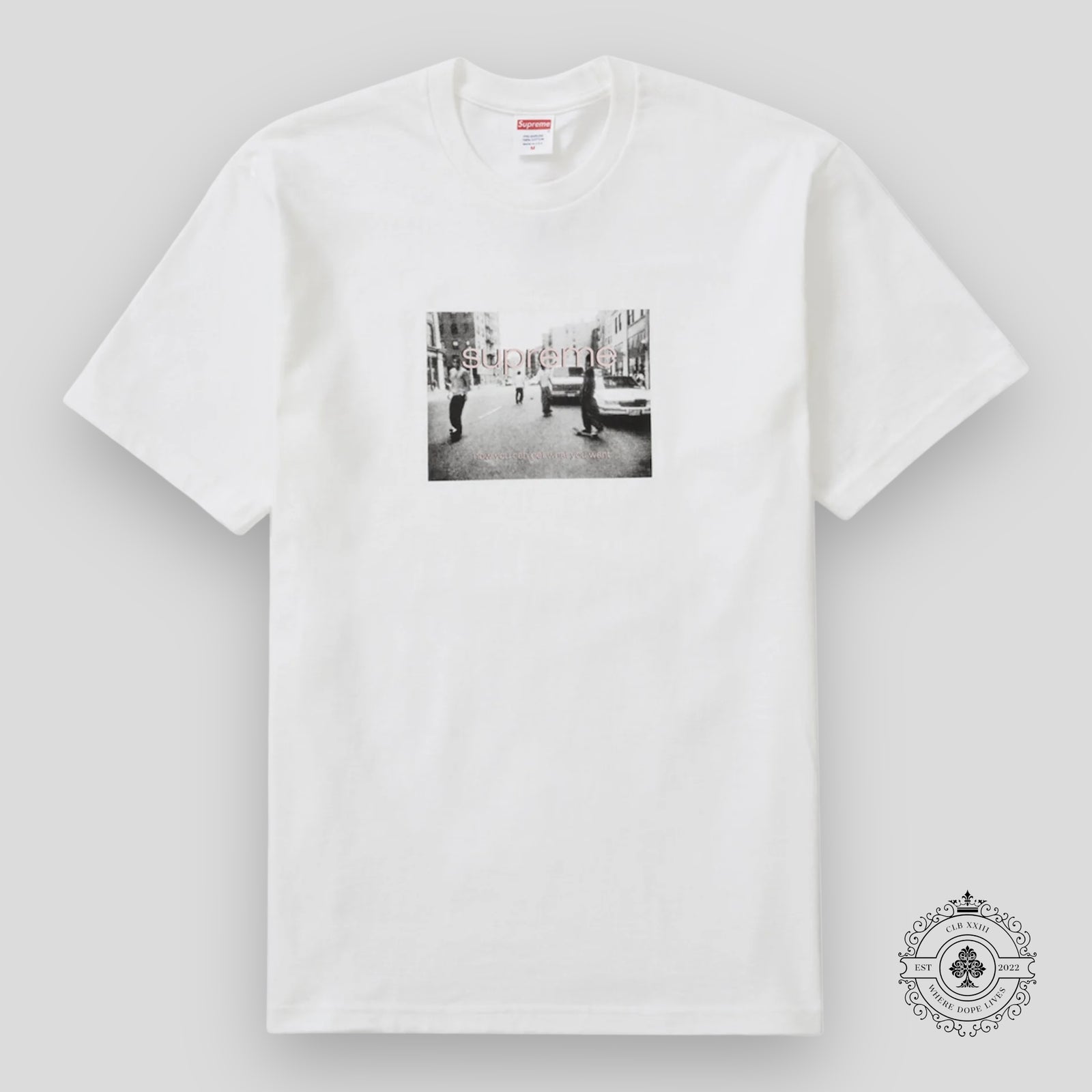 Supreme Crew 96 Tee in White