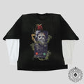 Blind Love Reap What You Love Double Layer T-Shirt in Black