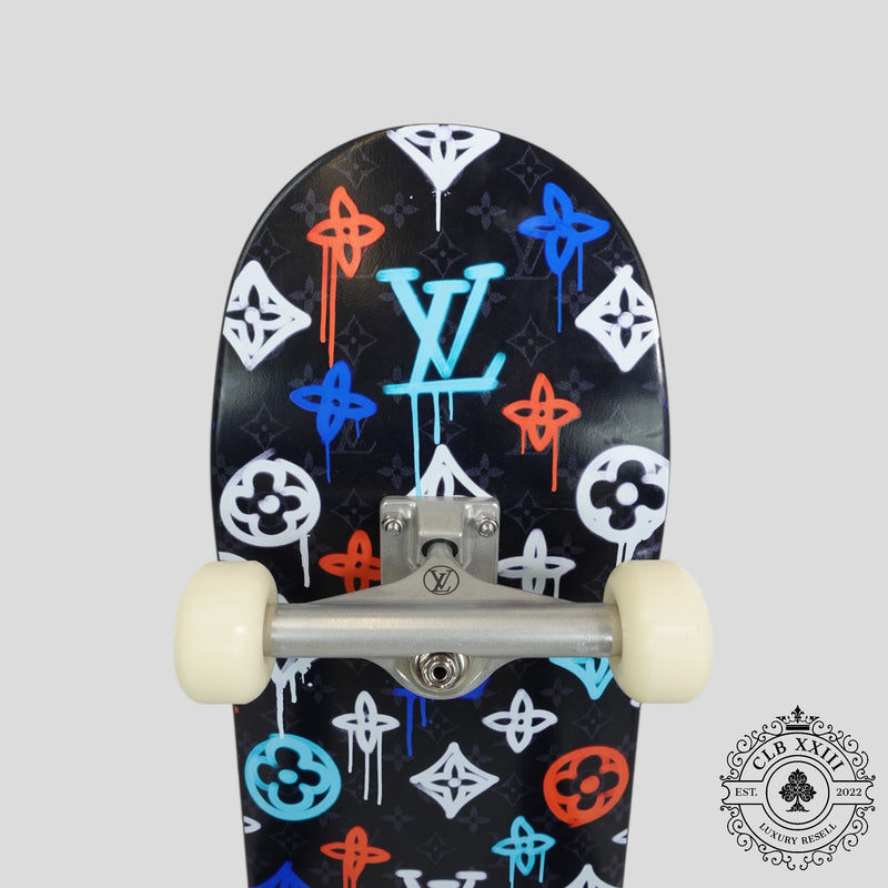 Louis Vuitton Graffiti Monogram Skateboard