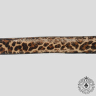 Chrome Hearts Leopard Pony Hair Belt Strap