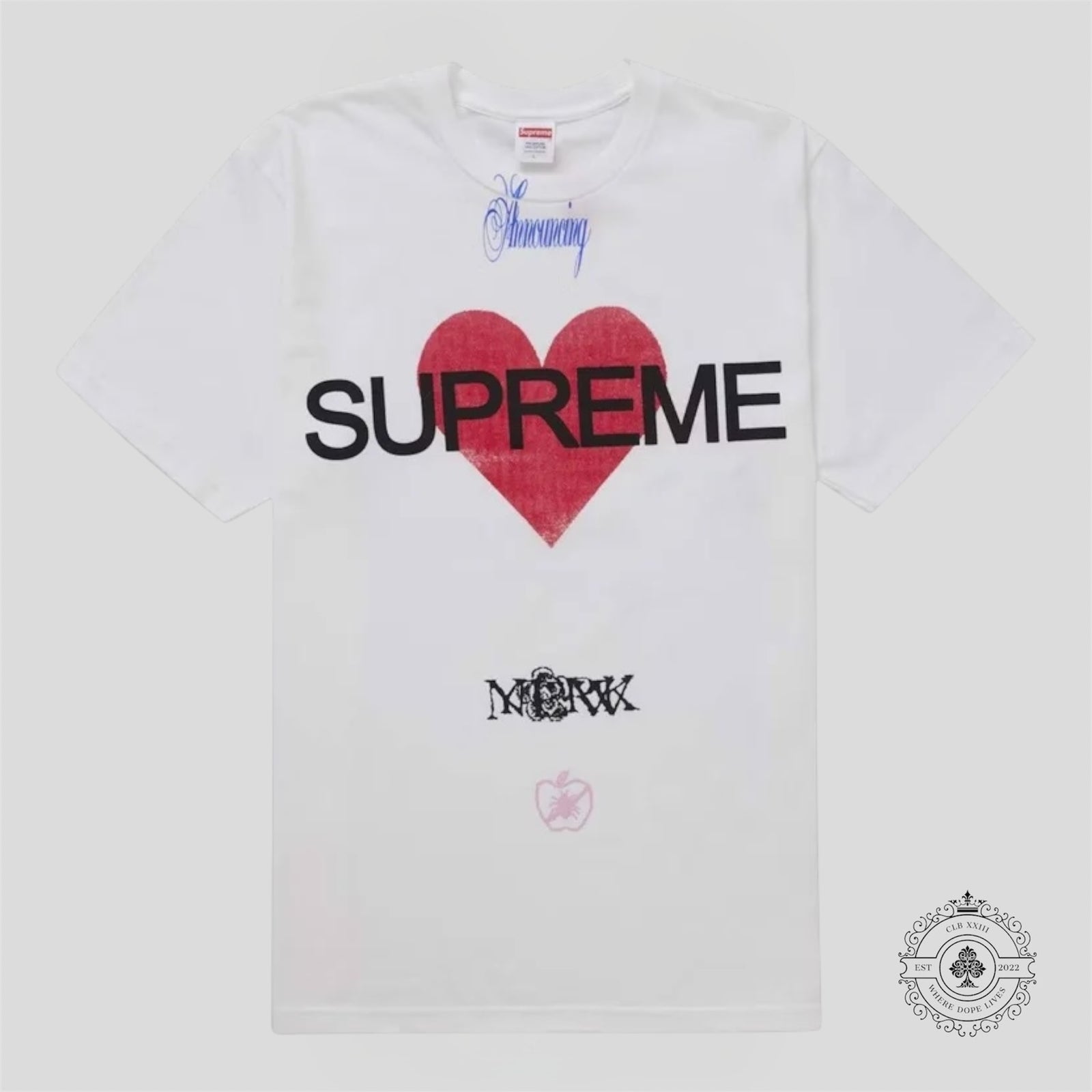 Supreme Announcing T-Shirt in White