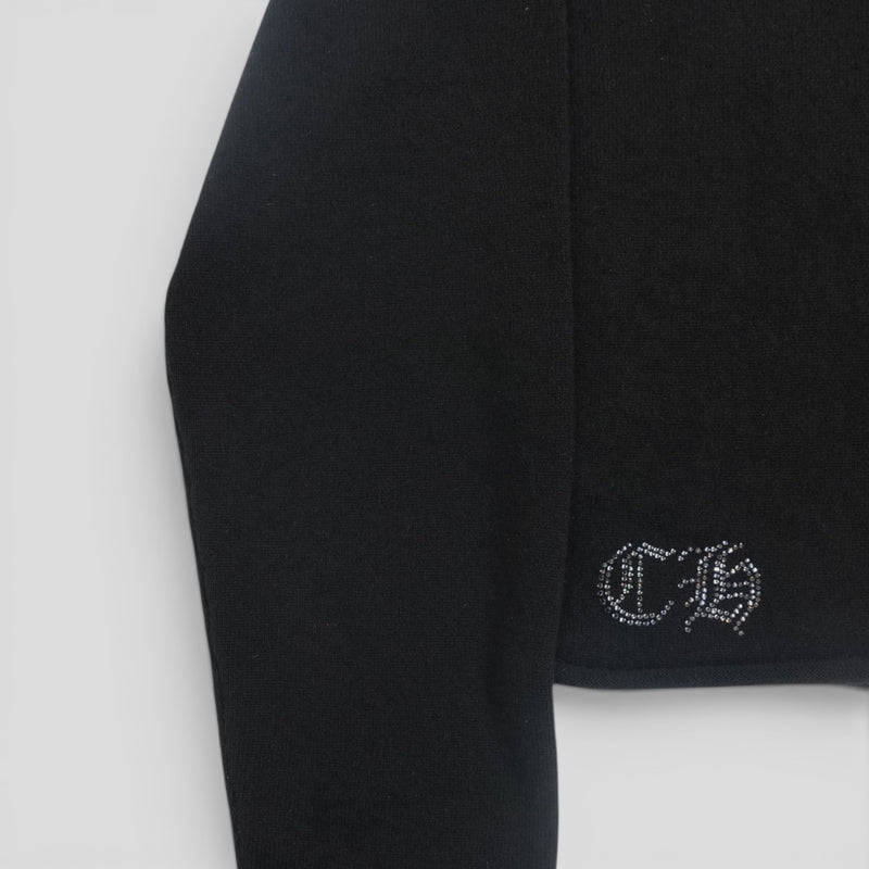 Chrome Hearts Women's Cashmere Crystal Embellished Sweater