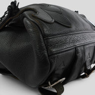 Chrome Hearts Fleur Patch Leather Gunslinger Backpack