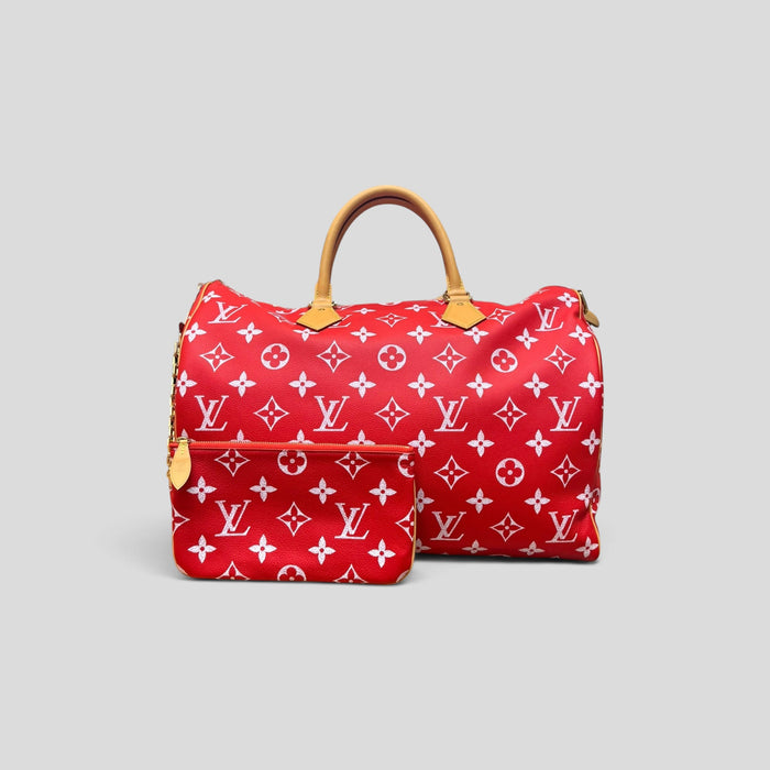Louis Vuitton Speedy P9 Bandoulière 50 in Red