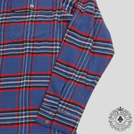 Chrome Hearts Work Dog Flannel in Blue
