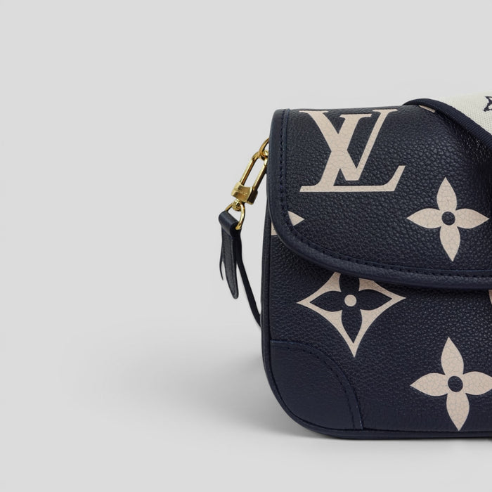 Louis Vuitton Empreinte Giant Monogram Diane Bag in Navy
