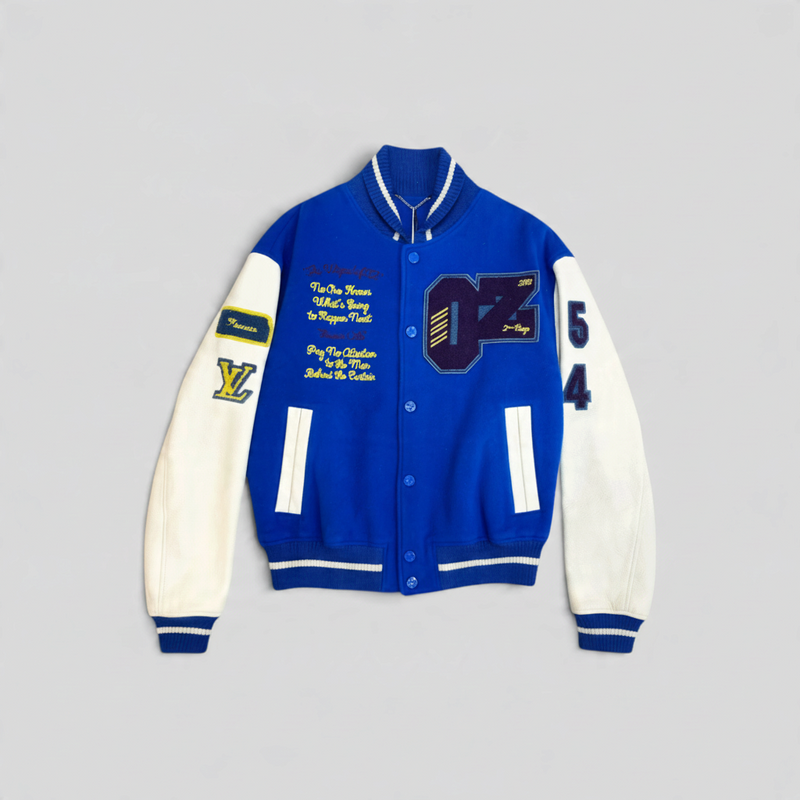 Louis Vuitton Wizard of Oz Varsity Jacket in Blue/White