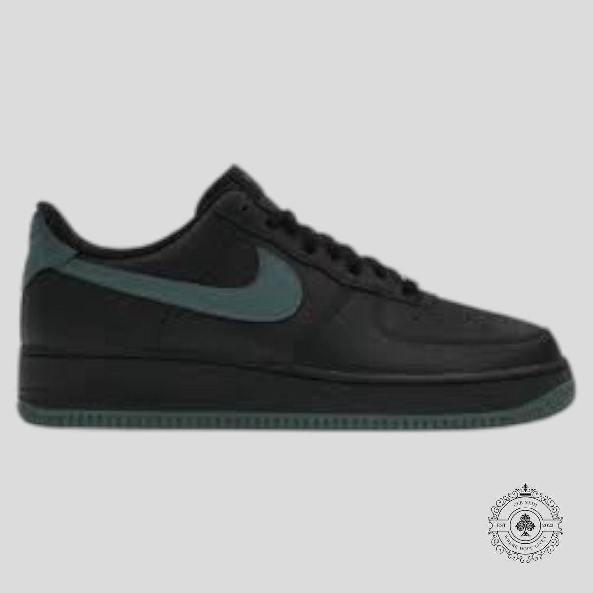 Nike Air Force 1 Low '07 Black Vintage Green