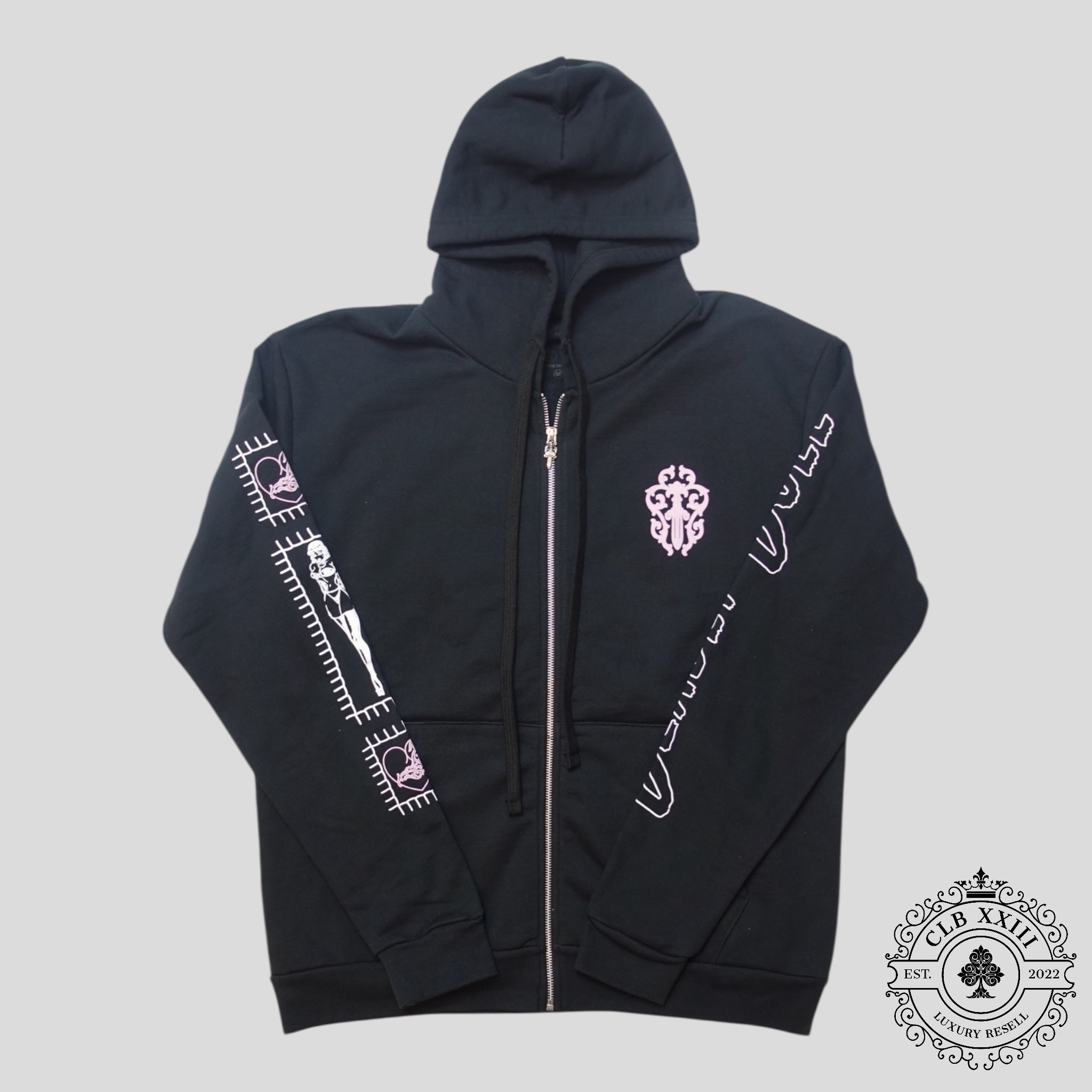 Chrome Hearts Deadly Doll Zip Up Hoodie