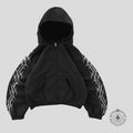Bravest Studios Tribal Zip Up Hoodie in Black