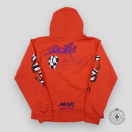 Chrome Hearts Matty Boy Sadistic Lipstick Hoodie in Red