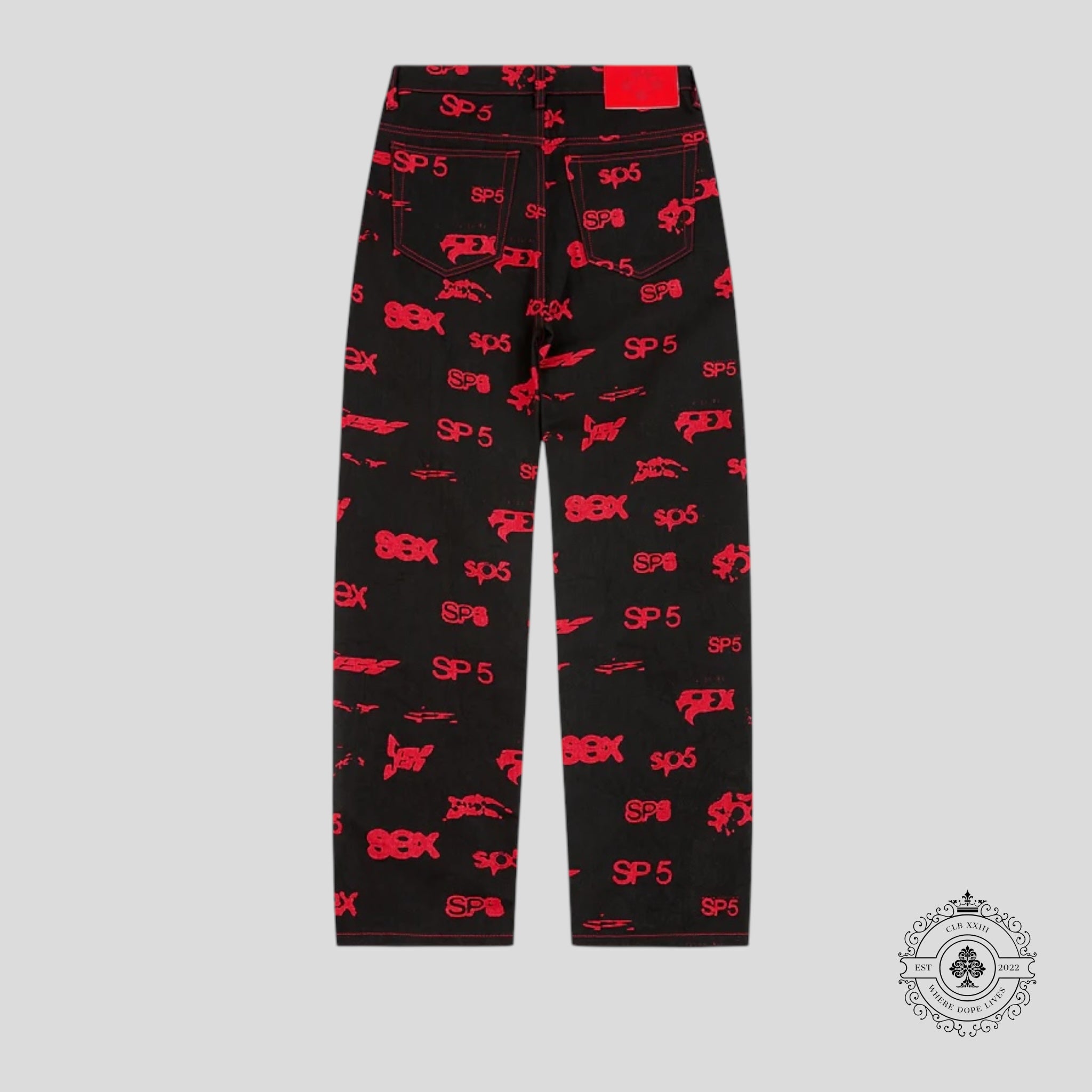 Sp5der 5EX AOP Denim Black