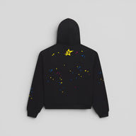 Sp5der Punk V2 Zip Up Hoodie in Black