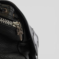 Chrome Hearts Fleur Patch Leather Gunslinger Backpack