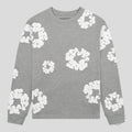 Denim Tears Cotton Wreath Crewneck in Grey