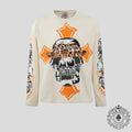 Lost Intricacy Lost X Unknwnism Long Sleeve in Beige & Black & Orange