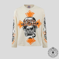 Lost Intricacy Lost X Unknwnism Long Sleeve in Beige & Black & Orange