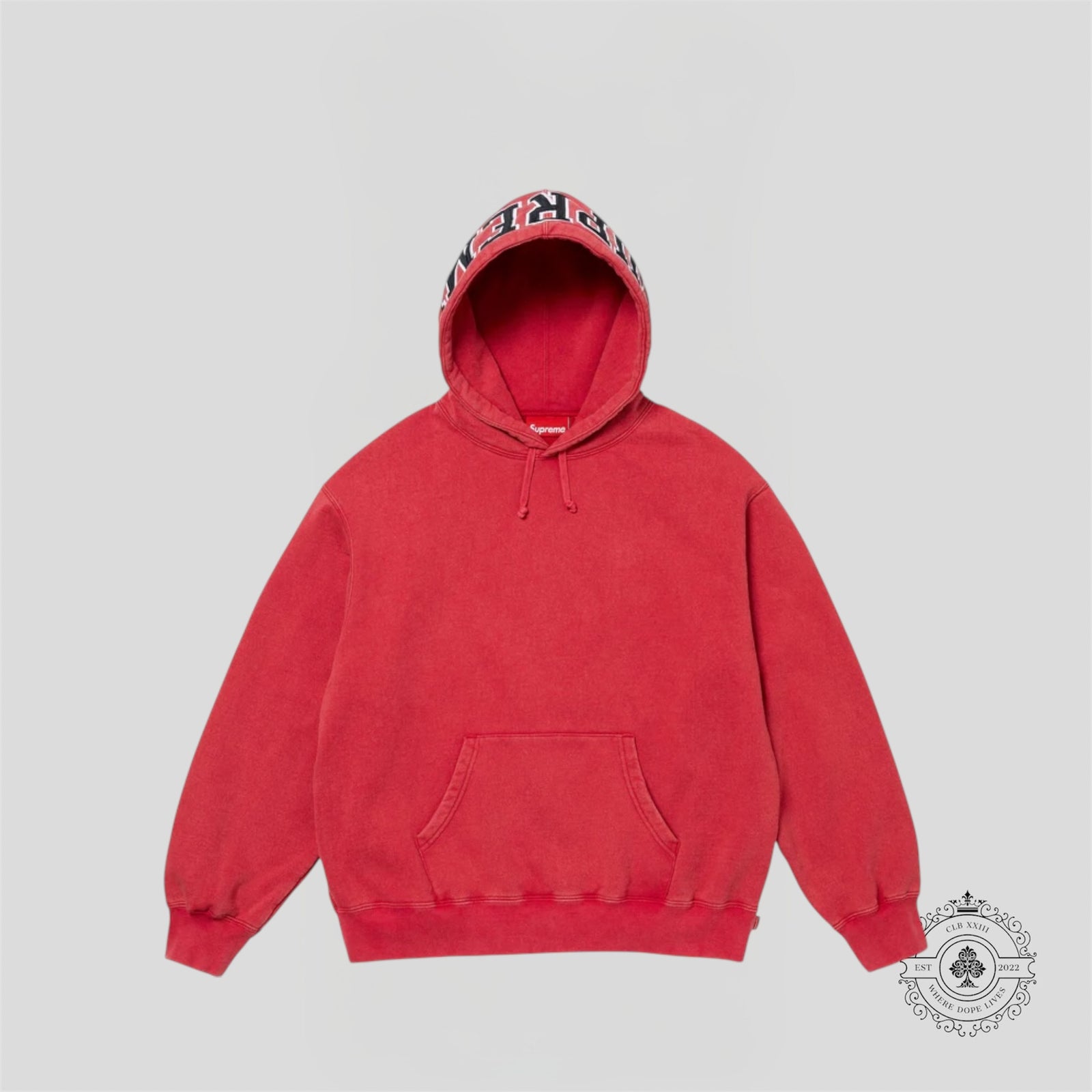 Supreme Team 94 Hooded Sweatshirt in Red