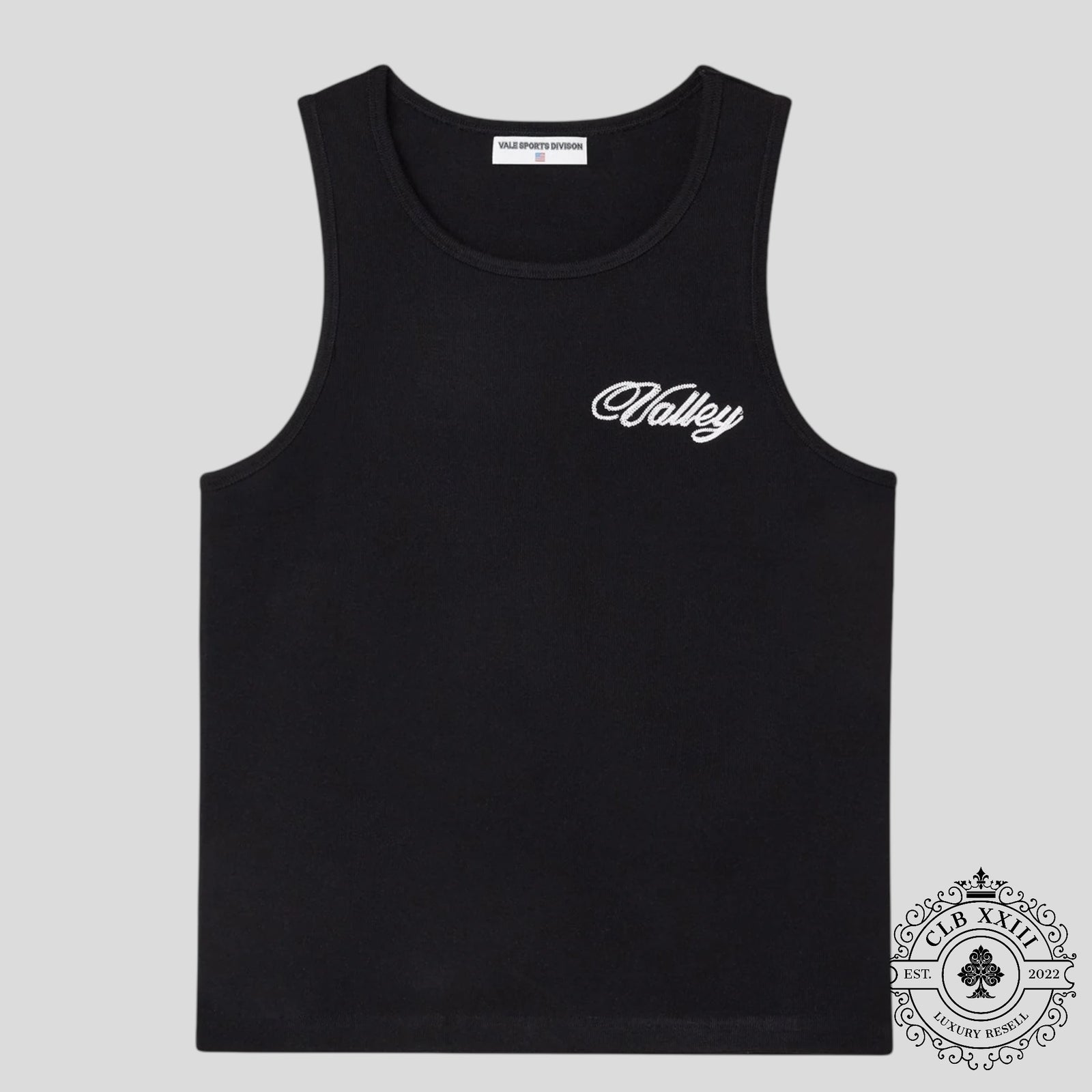 Vale Forever Slub Tank in Black