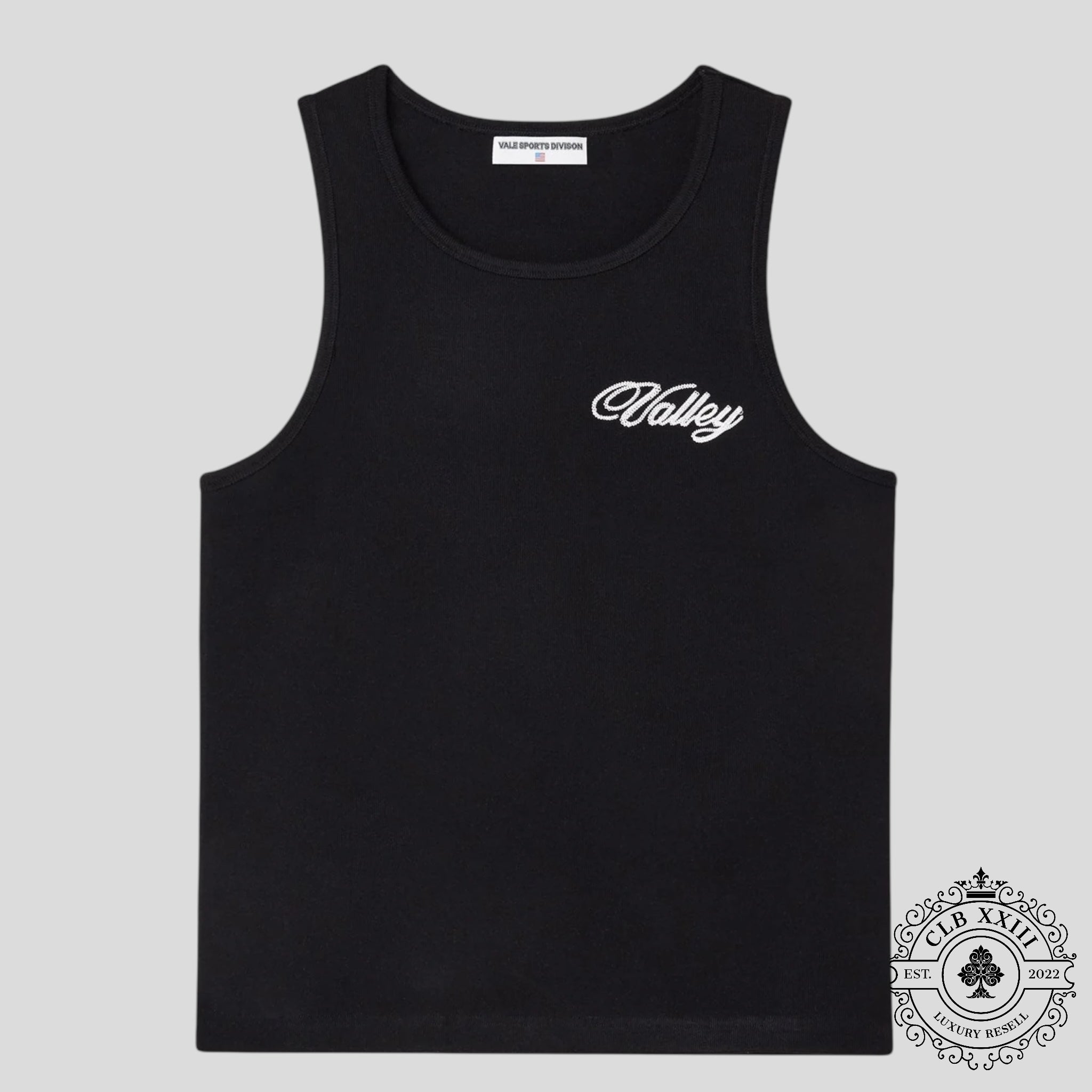 Vale Forever Slub Tank in Black