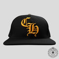 Chrome Hearts CH Embroidered Hat in Black / Gold